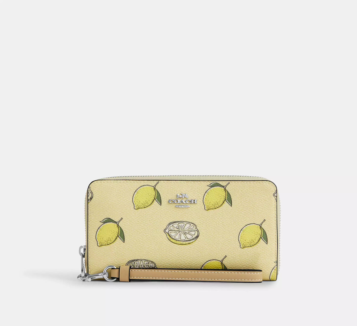 Coach - Long Zip Around Wallet With Lemon Print (Preorden)