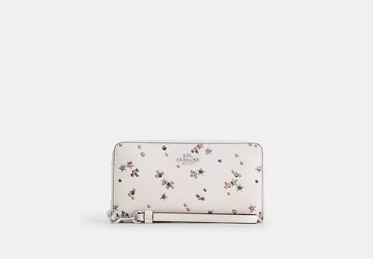Coach - Long Zip Around Wallet With Star Print (Preorden)