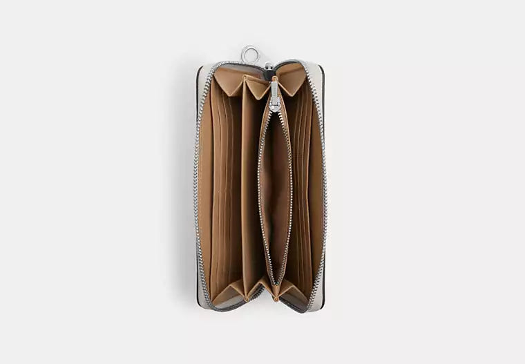 Coach - Long Zip Around Wallet With Star Print (Preorden)