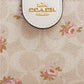 Coach - Medium Corner Zip Wallet In Signature Canvas With Floral Print (Preorden)
