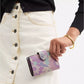 Coach - Medium Corner Zip Wallet With Floral Print (Preorden)