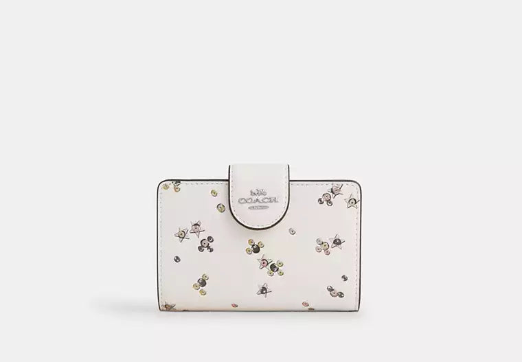Coach - Medium Corner Zip Wallet With Star Print (Preorden)