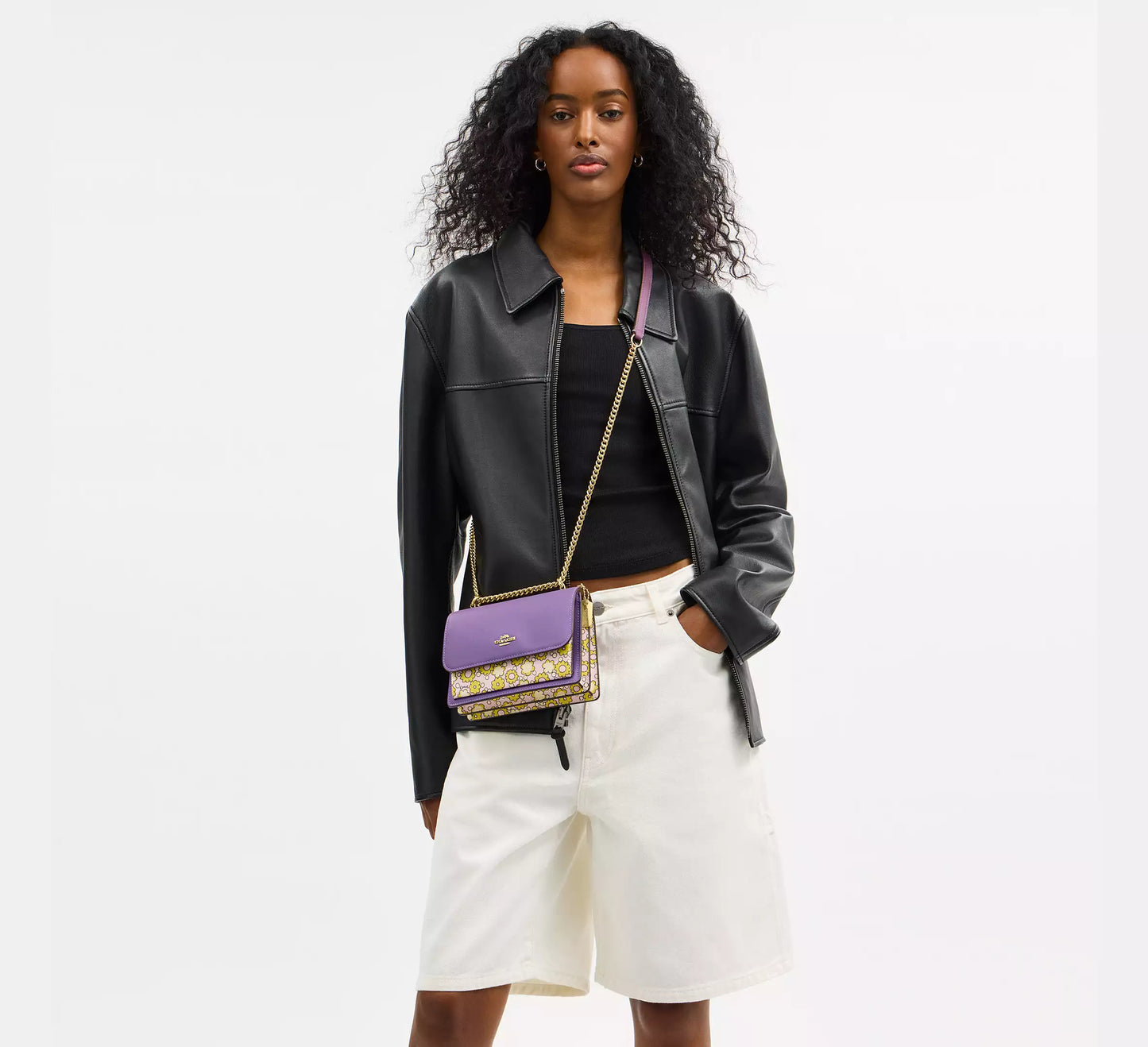 Coach - Mini Klare Crossbody Bag In Colorblock With Floral Print (Preorden)