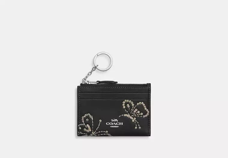 Coach - Mini Skinny Id Case With Butterfly Print (Preorden)