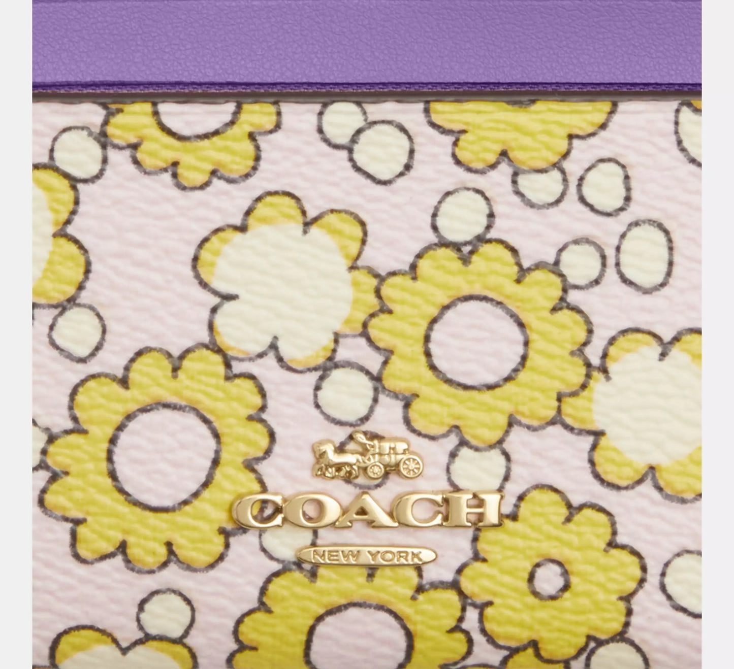 Coach - Mini Skinny Id Case With Floral Print (Preorden)