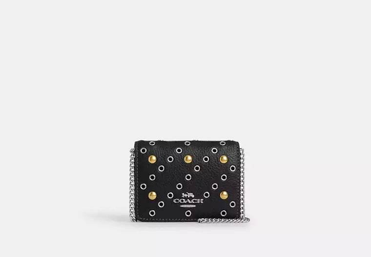 Coach - Mini Wallet On A Chain With Rivets (Preorden)