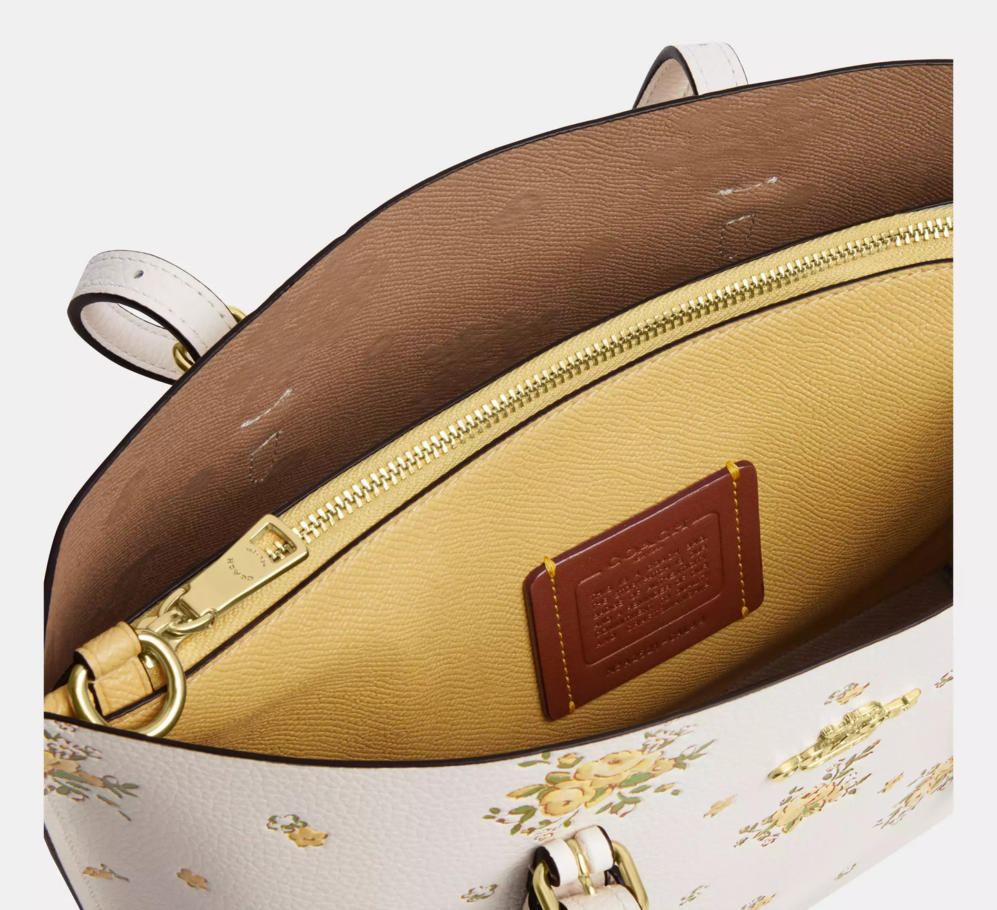 Coach - Mollie Tote Bag 25 With Floral Print (Preorden)