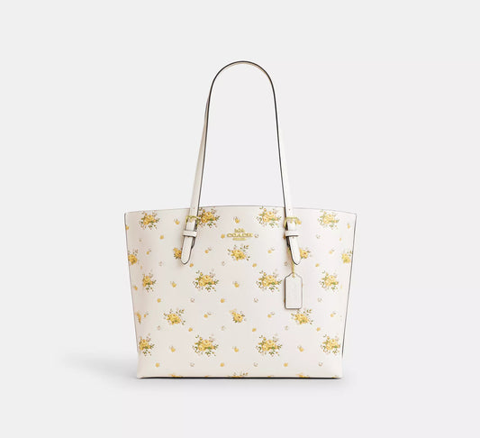 Coach - Mollie Tote Bag With Floral Print (Preorden)