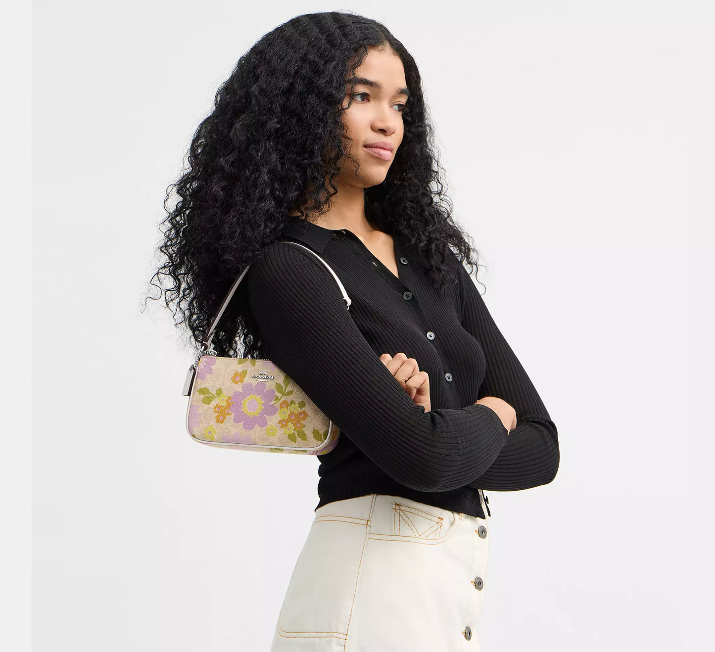 Coach - Nolita 19 In Signature Canvas With Floral Print (Preorden)
