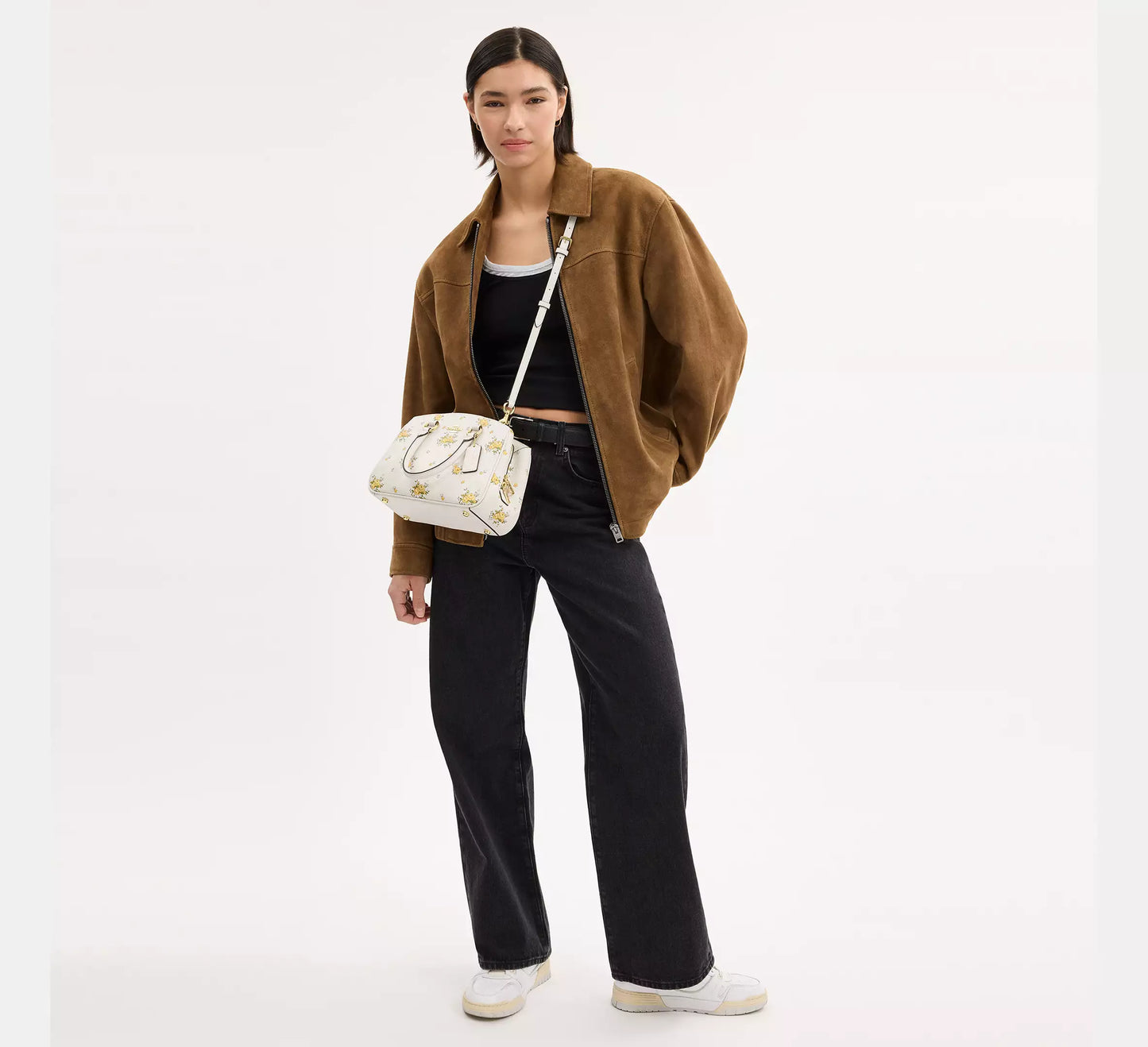 Coach - Savannah Small Carryall Bag With Floral Print (Preorden)
