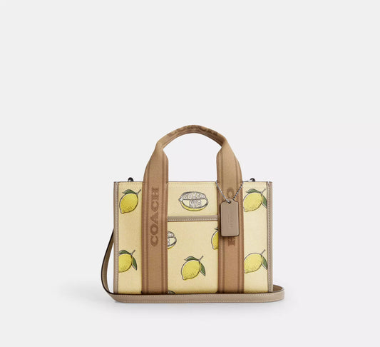 Coach - Smith Tote Bag 24 With Lemon Print (Preorden)