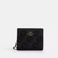 Coach - Snap Wallet With Floral Applique Black (Preorden)