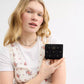 Coach - Snap Wallet With Floral Applique Black (Preorden)