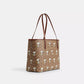 Coach X Peanuts City Tote Bag In Signature Canvas With Snoopy Print (Preorden)