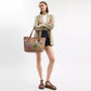 Coach X Peanuts City Tote In Signature Canvas With Patches (Preorden)