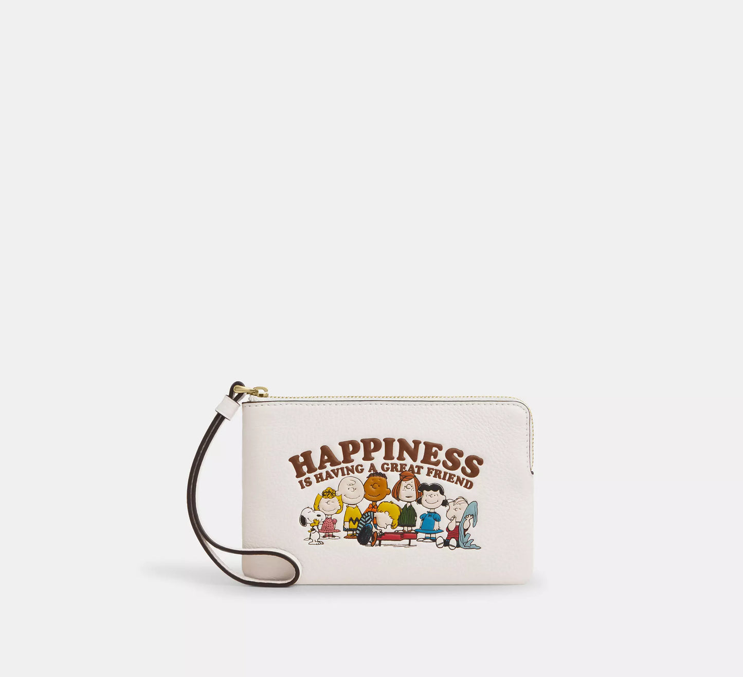 Coach X Peanuts Corner Zip Wristlet (Preorden)