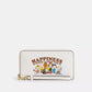 Coach X Peanuts Long Zip Around Wallet (Preorden)