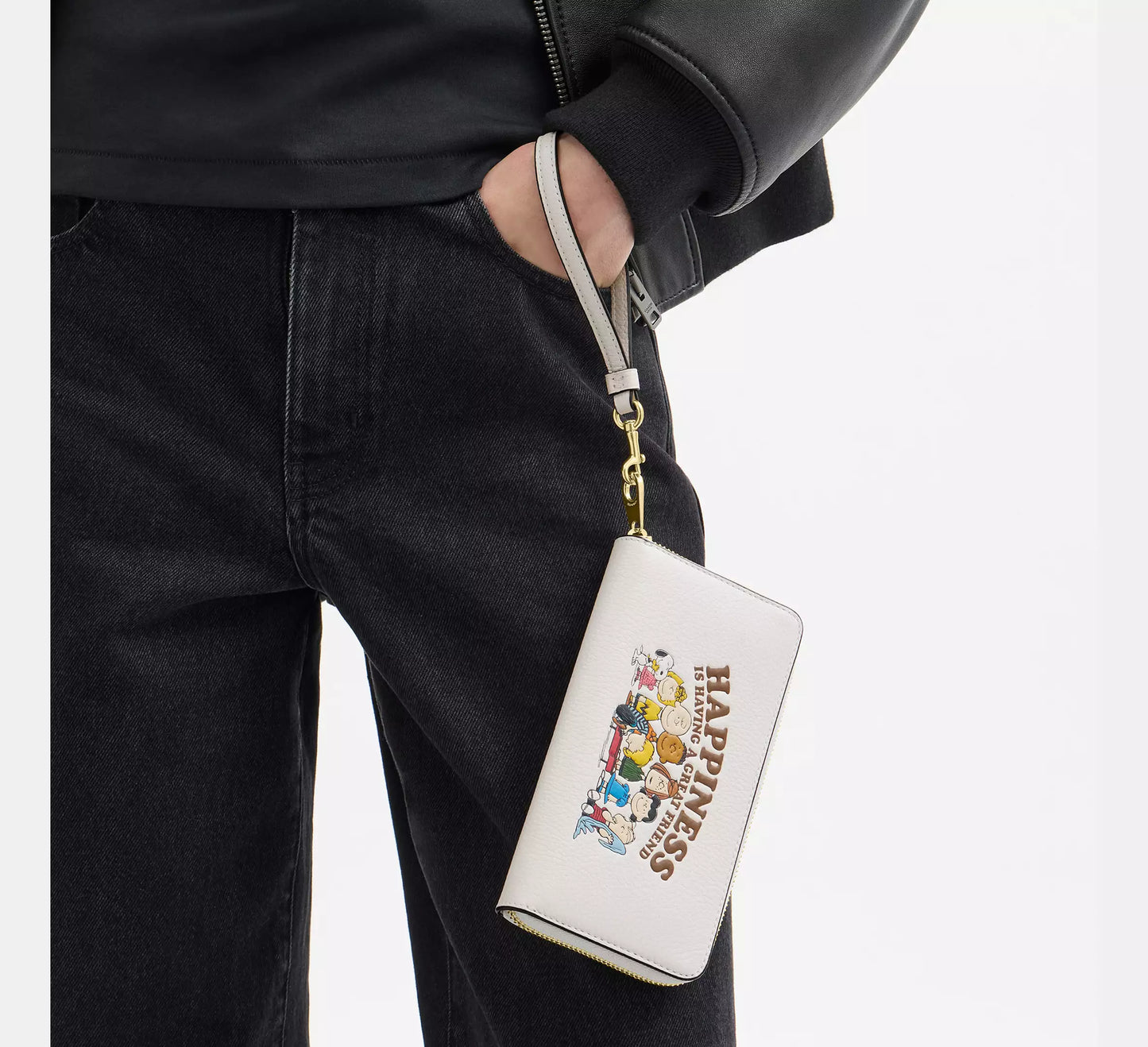 Coach X Peanuts Long Zip Around Wallet (Preorden)
