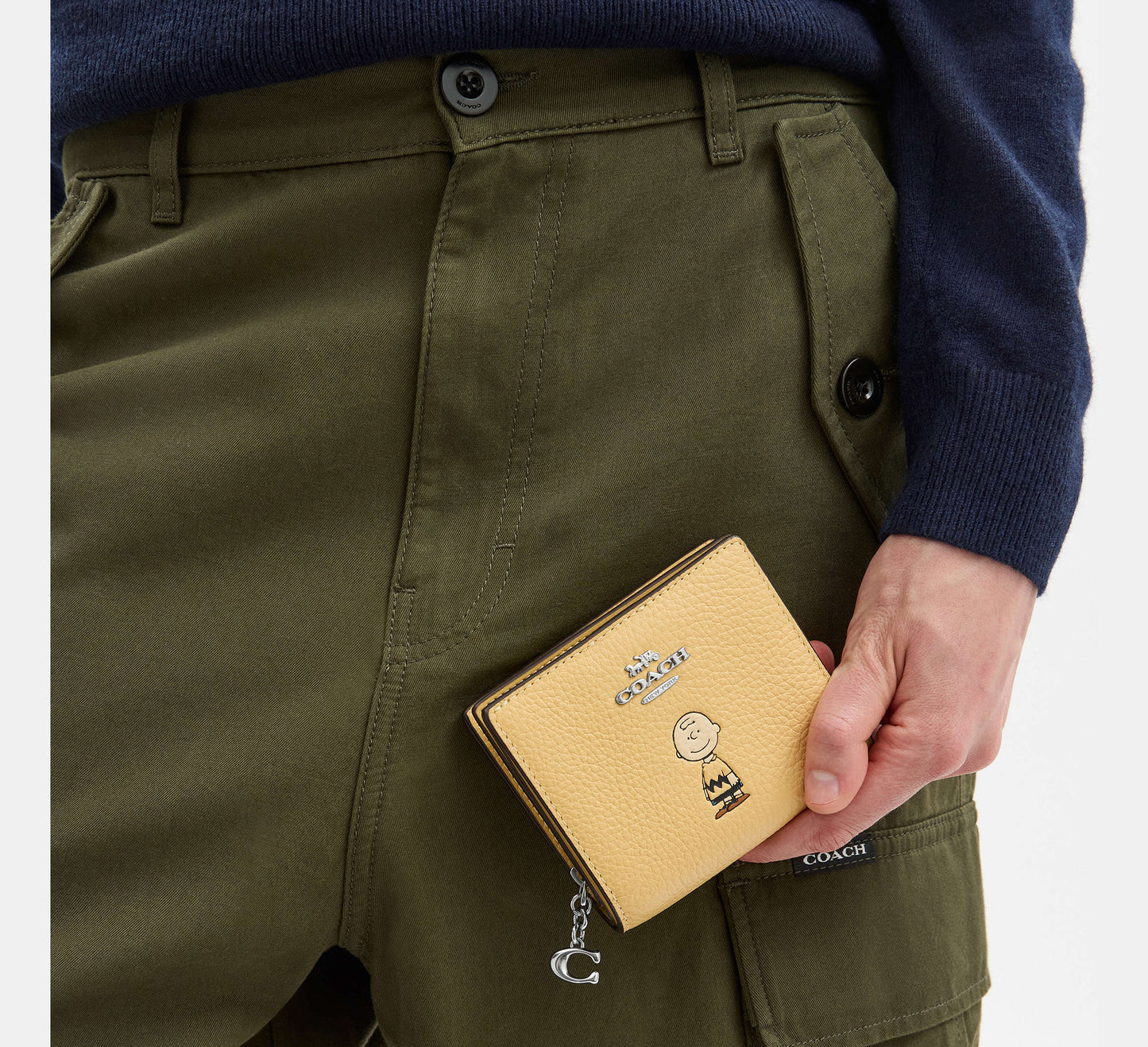 Coach X Peanuts Snap Wallet With Charlie Brown (Preorden)