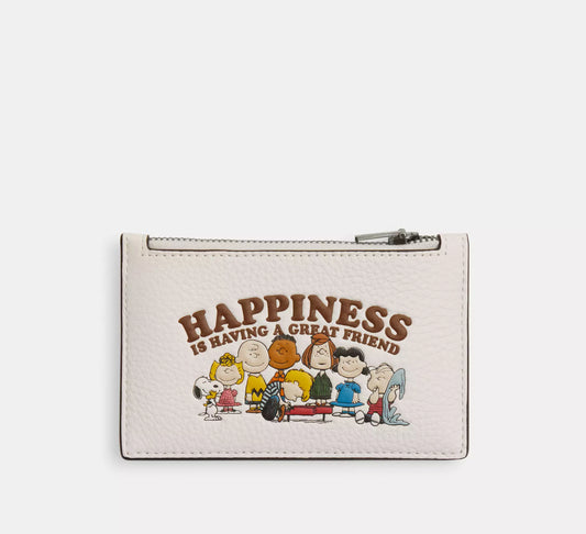 Coach X Peanuts Zip Card Case (Preorden)