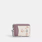 Coach - Zip Card Case In Signature Canvas With Floral Print .(Preorden)