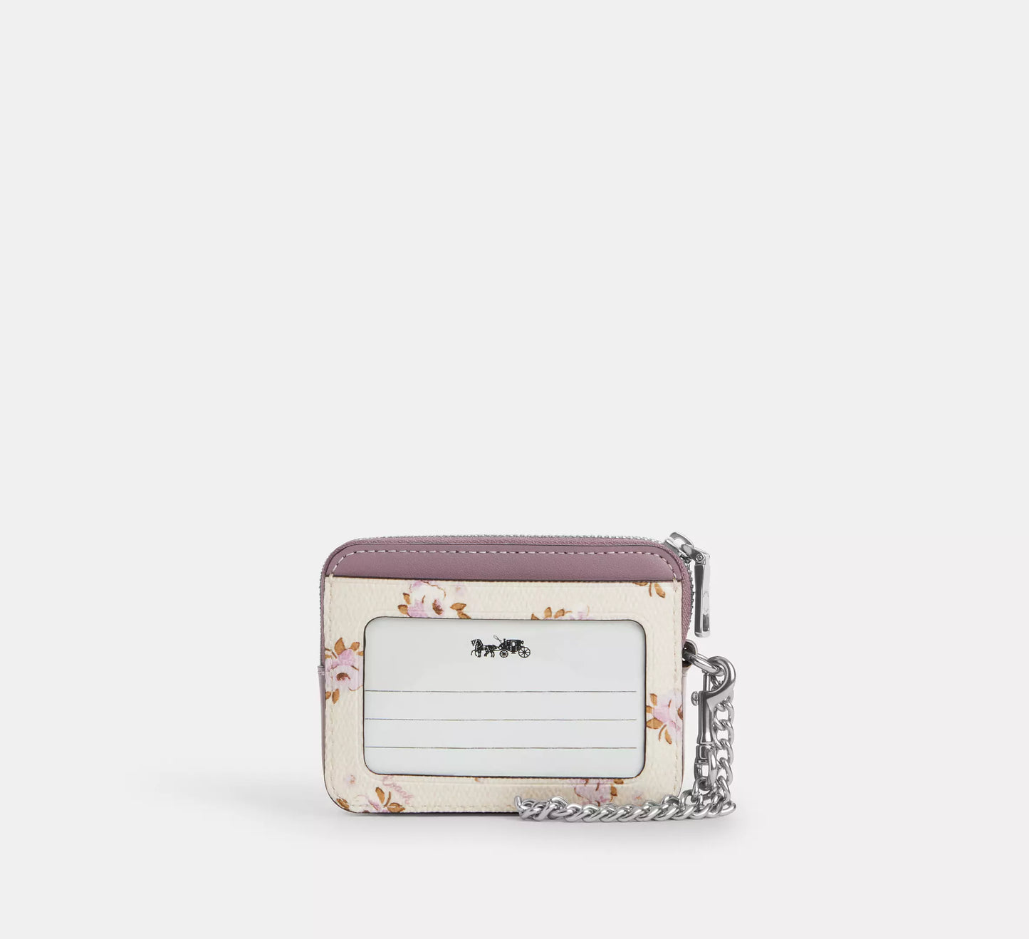 Coach - Zip Card Case In Signature Canvas With Floral Print .(Preorden)