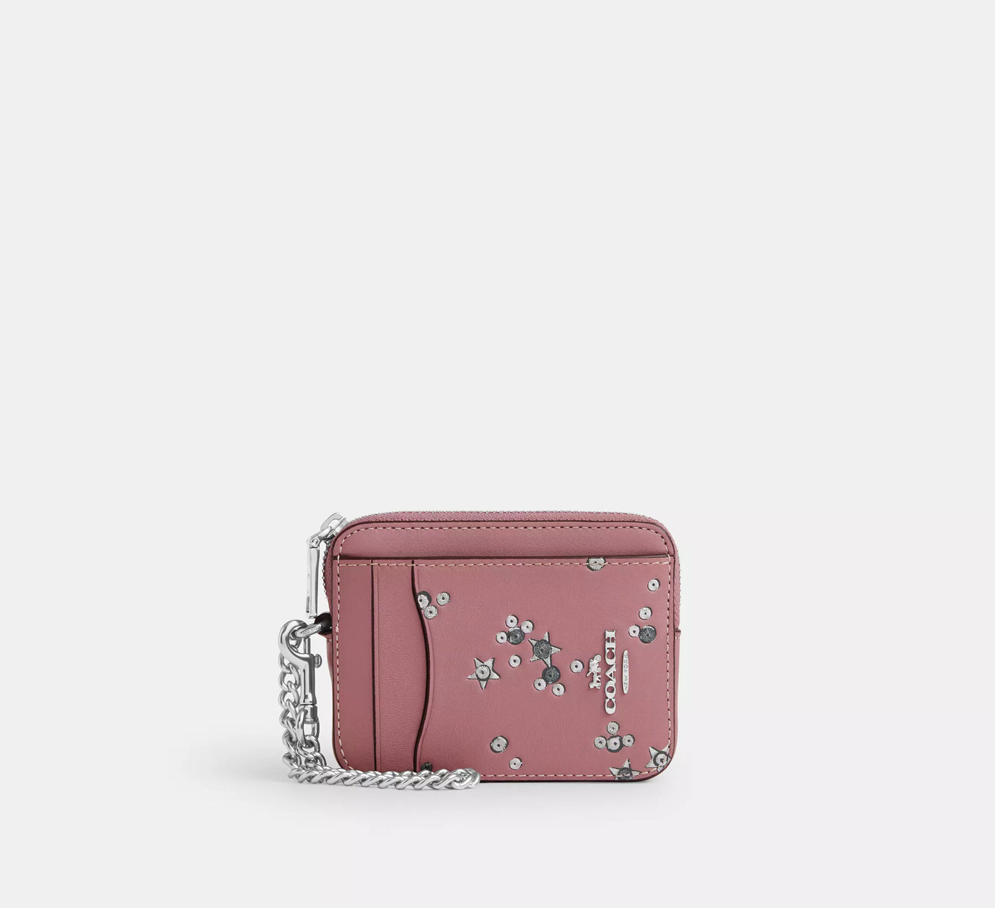 Coach - Zip Card Case With Star Print (Preorden)