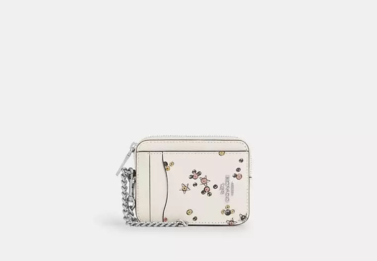 Coach - Zip Card Case With Star Print. (Preorden)