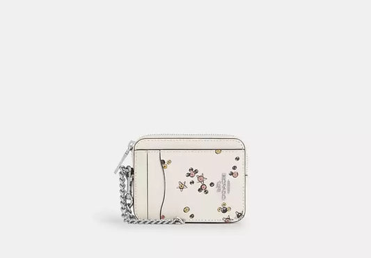 Coach - Zip Card Case With Star Print. (Preorden)