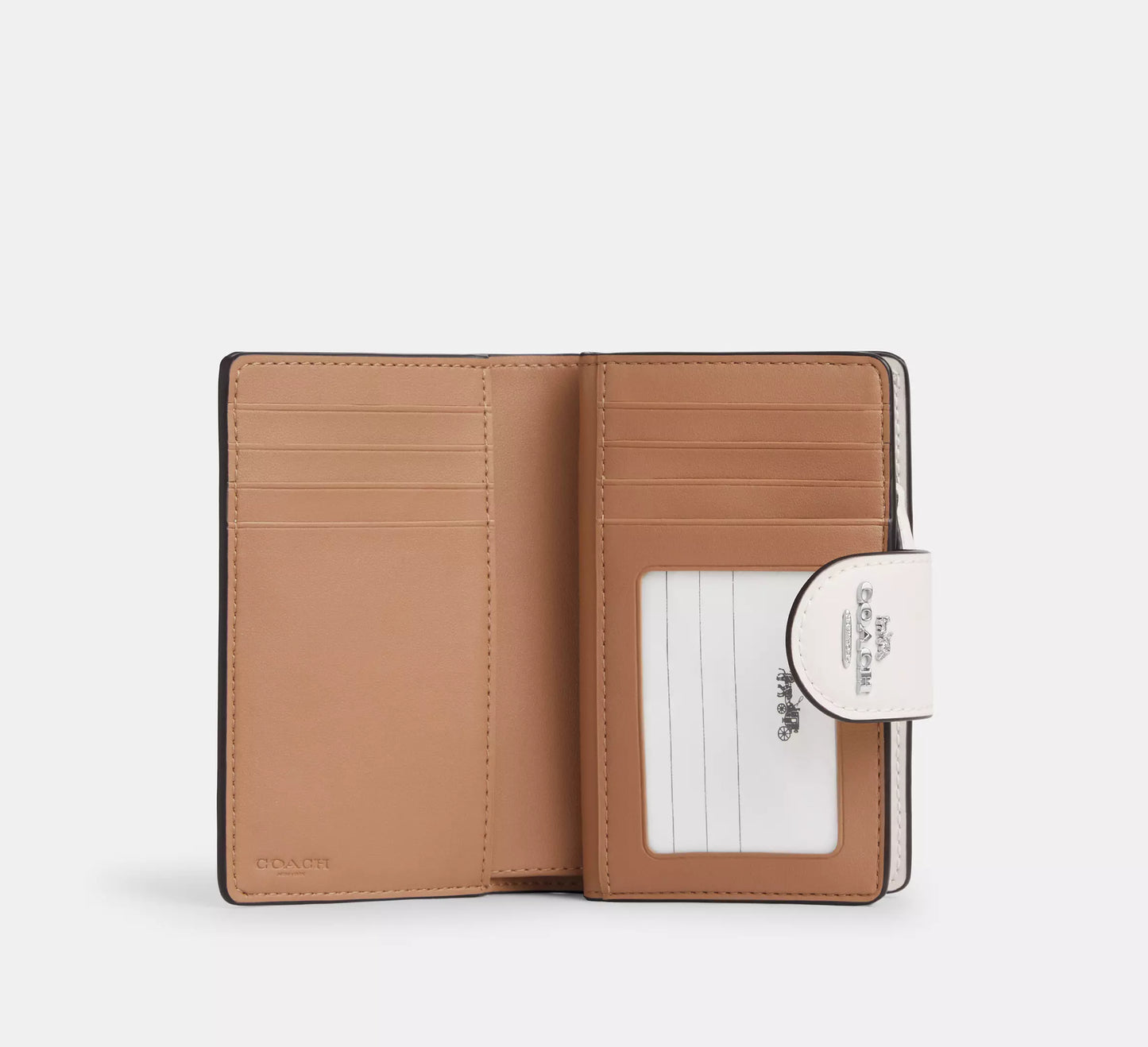 Coach - Medium Corner Zip Wallet In Signature Canvas With Floral Print (Preorden)