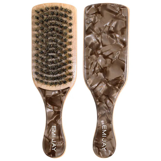 Emi Jay - Mini Boar Bristle Smoothing Hair Brush in Toasted Sugar (Preorden)