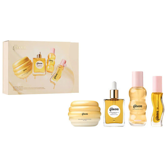 Gisou - Glow All The Way Hair and Lip Gift Set (Preorden)