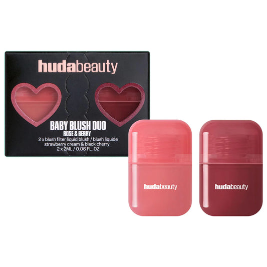 Huda Beauty - Mini Baby Blush Duo Set (Preorden)