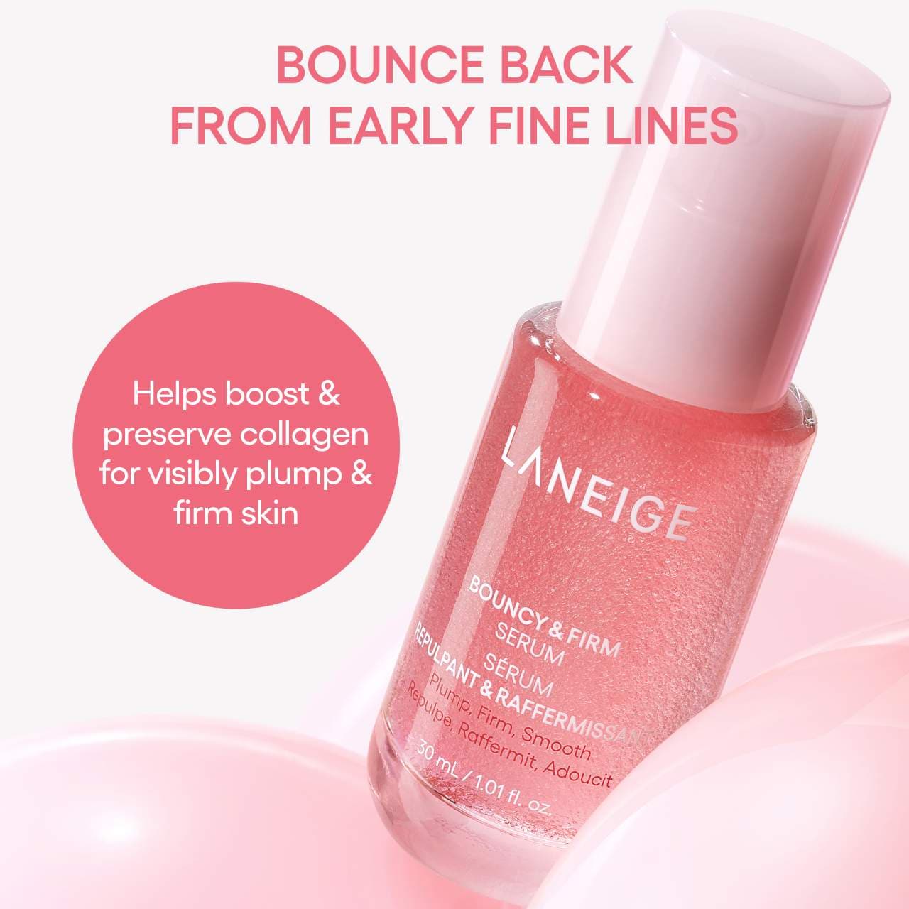 Laneige - Bouncy & Firm Radiance Boosting Serum with Peony & Collagen Complex (Preorden)