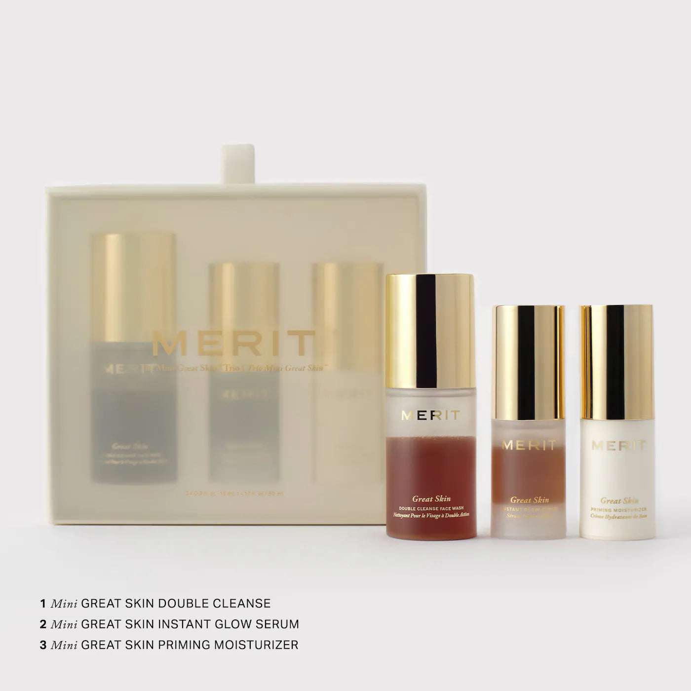 Merit -  Mini Great Skin Skincare Essentials Gift Set (Preorden)