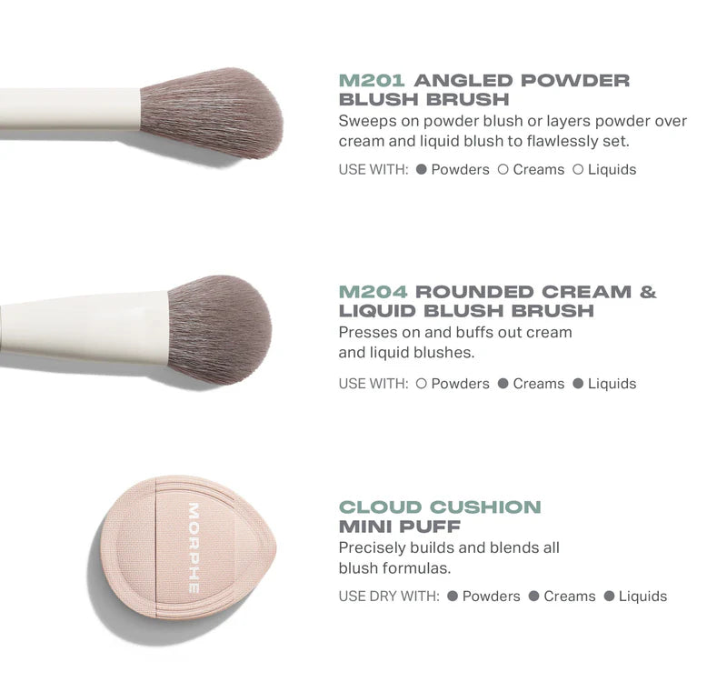 Morphe - Blush Layering Tool trio (Preorden)