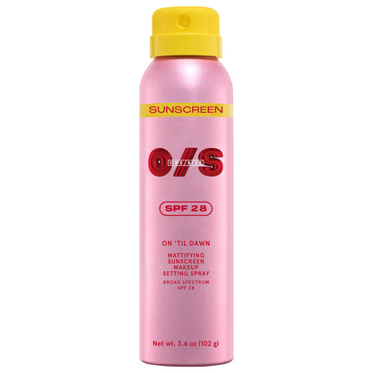 One/Size - On 'Til Dawn Mattifying Sunscreen Makeup Setting Spray SPF 28 (Preorden)