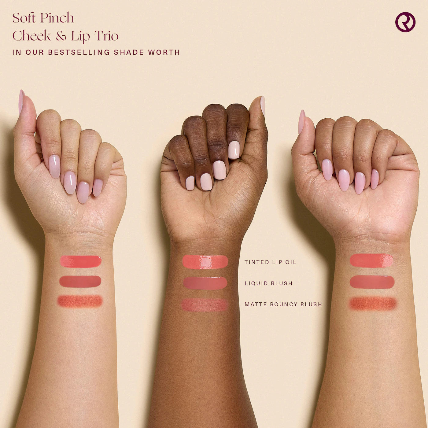 Rare Beauty - Soft Pinch Cheek & Lip Trio Makeup Gift Set (Preorden)