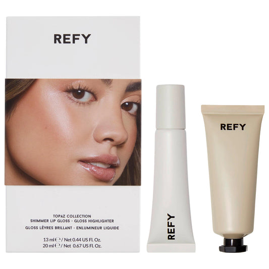 Refy - Topaz Collection: Shimmer Lip Gloss & Liquid Highlighter Set (Preorden)