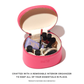 Saie - The Mini Vanity Case Fuchsia