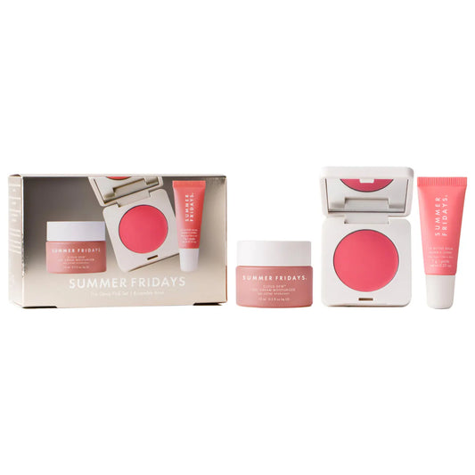 Summer Fridays - The Dewy Pink Set with mini Lip Butter Balm in Pink Sugar (Preorden)