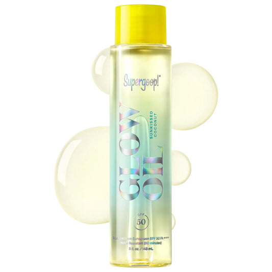 Supergoop! - Glow Oil SPF 50 Body Oil with Coconut, Vanilla & Fig (Preorden)