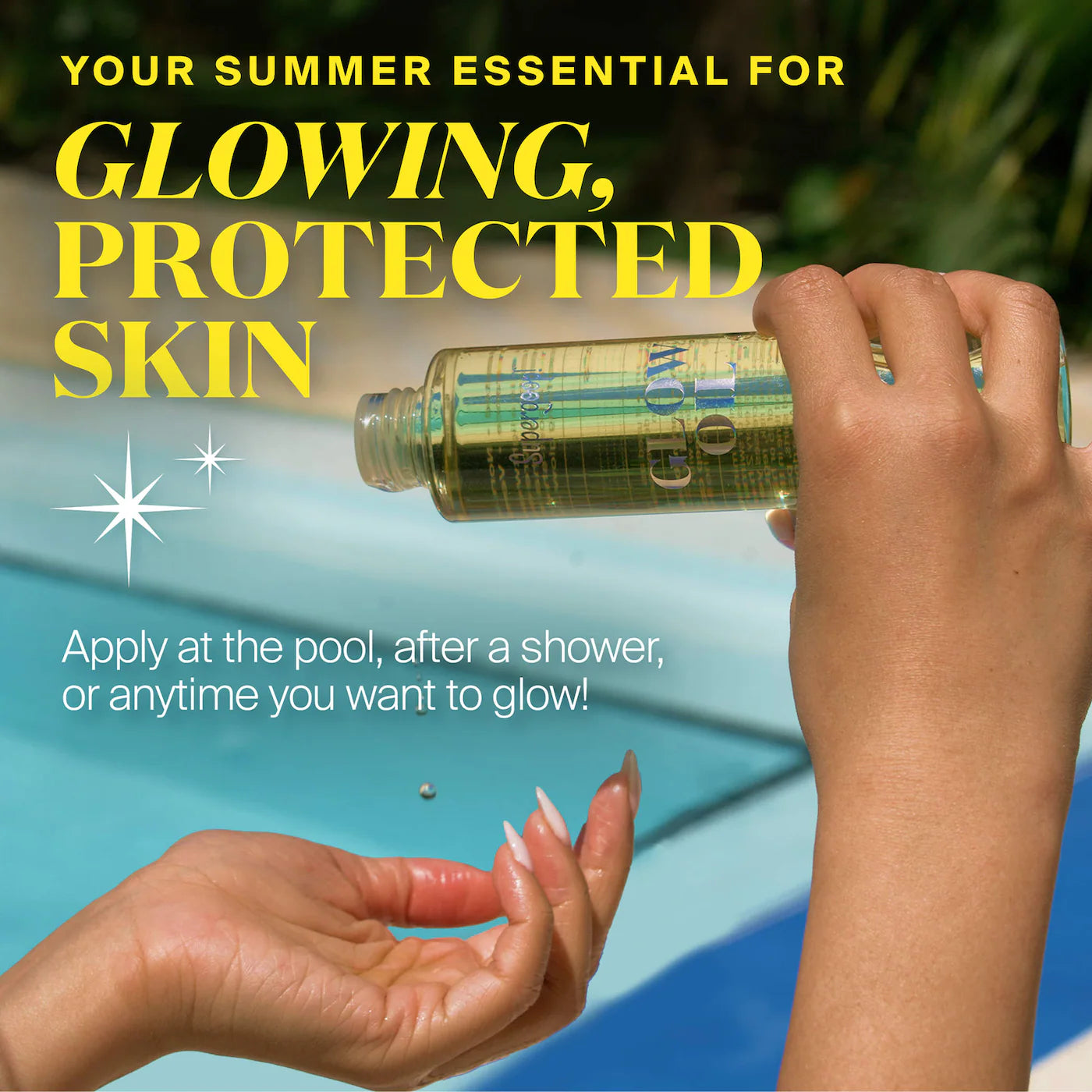 Supergoop! - Glow Oil SPF 50 Body Oil with Gardenia & Wild Orchid (Preorden)