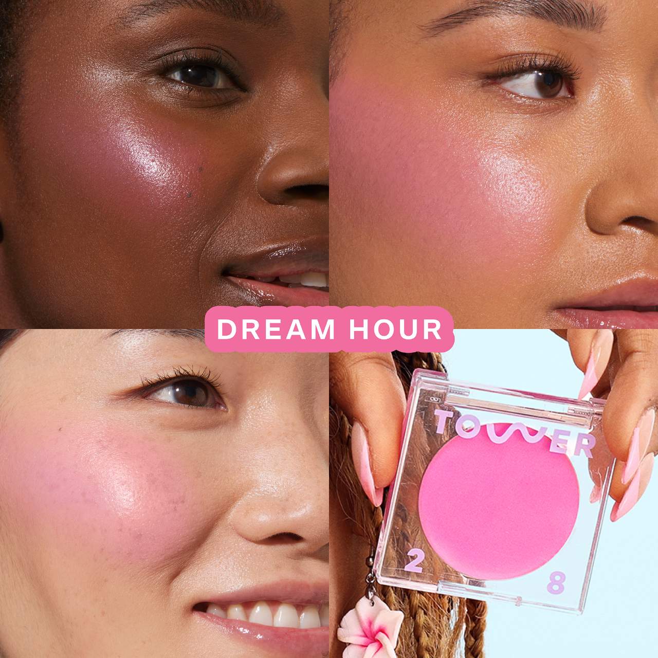 Tower 28 - BeachPlease Lip + Cheek Dewy Cream Blush (Preorden)