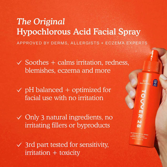 Tower 28 - SOS Daily Rescue Facial Spray with Hypochlorous Acid