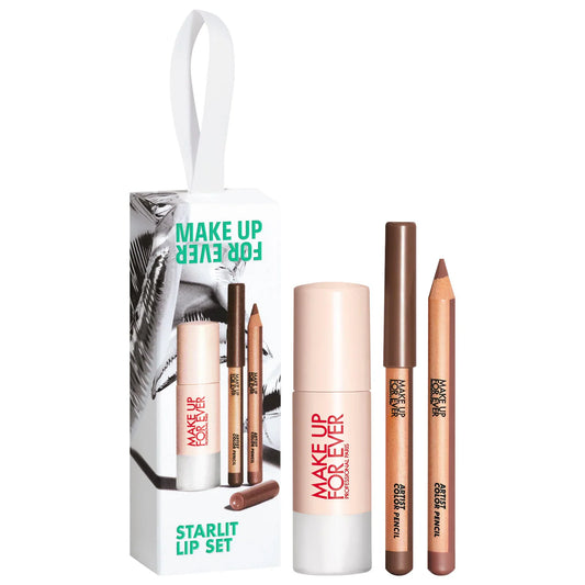 Make Up For Ever - Mini Artist Color Lip Pencils & Super Boost Gloss Trio (Preorden)