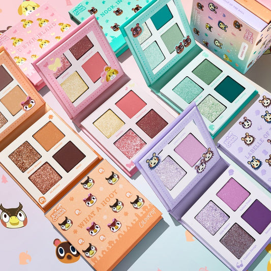 Colourpop x Animal Crossing Set de 4 paletas
