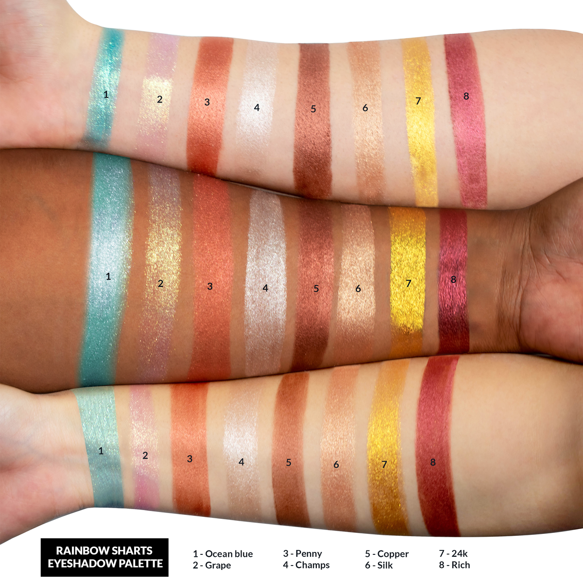 Ketnipz x Kimchi Rainbow Sharts Shadow Palette