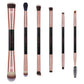 Docolor - 6 Pieces Double-Ended Eye Brush Set