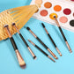Docolor - 6 Pieces Double-Ended Eye Brush Set